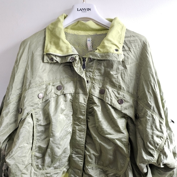 New Free People FP Movement Opal Green Mist Workout Windbreaker Jacket Medium - Picture 10 of 15